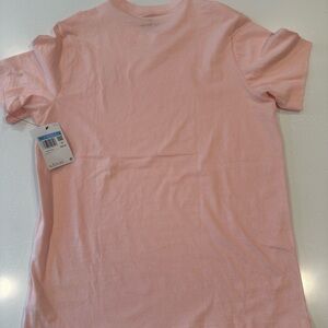 men’s pink nike crew t shirt size medium light pink